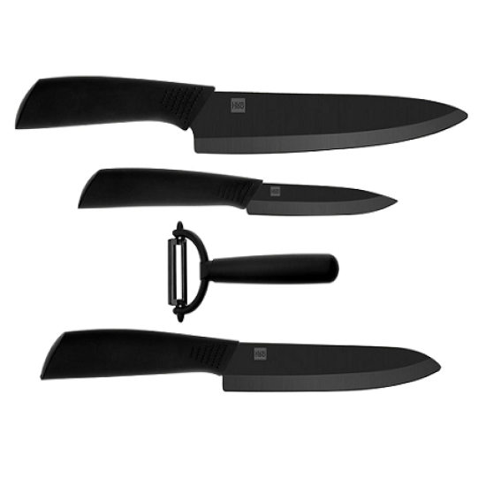 MIJIA σετ 4 κεραμικών μαύρων μαχαιριών HU0010