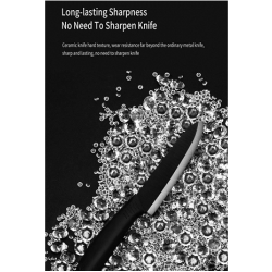 MIJIA σετ 4 κεραμικών μαύρων μαχαιριών HU0010 MIJIA σετ 4 κεραμικών μαύρων μαχαιριών HU0010