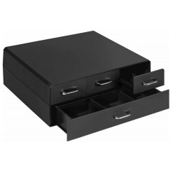 Navaris Κουτί Αποθήκευσης με 4 Συρτάρια για Κάψουλες Nespresso και Βάση για Καφετιέρα Navaris Κουτί Αποθήκευσης με 4 Συρτάρια για Κάψουλες Nespresso και Βάση για Καφετιέρα