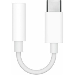 Apple Μετατροπέας USB-C male σε 3.5mm female Λευκό Apple Μετατροπέας USB-C male σε 3.5mm female Λευκό