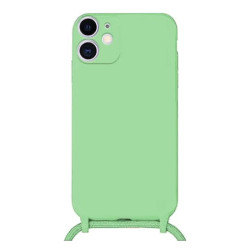 Λαχανί θήκη σιλικόνης για Apple iPhone 12 / 12 Pro 6,1'' με Λουρί Λαχανί θήκη σιλικόνης για Apple iPhone 12 / 12 Pro 6,1'' με Λουρί