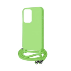 Λαχανί θήκη σιλικόνης για Apple iPhone 14 Pro Max 6,7'' με Λουρί Λαχανί θήκη σιλικόνης για Apple iPhone 14 Pro Max 6,7'' με Λουρί