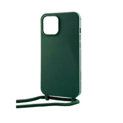 Πράσινη θήκη σιλικόνης για Apple iPhone 14 6,1'' με Λουρί Πράσινη θήκη σιλικόνης για Apple iPhone 14 6,1'' με Λουρί