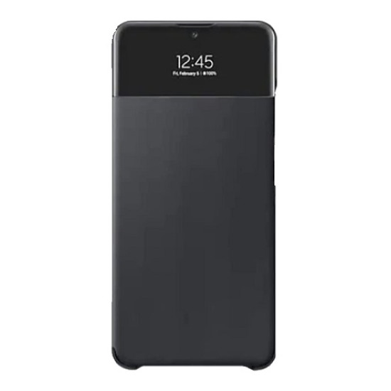 Official Samsung θήκη S-View Wallet Samsung Galaxy A32 4G - Μαύρη