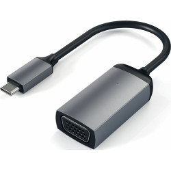 Satechi Μετατροπέας USB-C male σε VGA female Γκρι Satechi Μετατροπέας USB-C male σε VGA female Γκρι