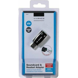 Vivanco IT-USBAUD Εξωτερική USB Κάρτα Ήχου 2.0 Vivanco IT-USBAUD Εξωτερική USB Κάρτα Ήχου 2.0