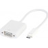 Vivanco Μετατροπέας USB-C male σε VGA female Λευκό
