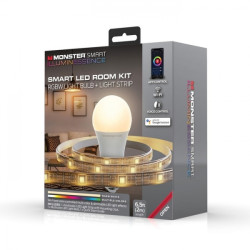 Monster Smart Λάμπα LED Ε27 & Lightstrip 2m