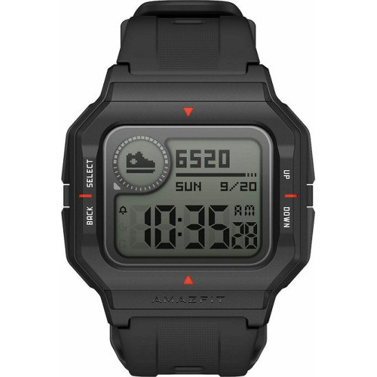 Amazfit Neo Αδιάβροχο Smartwatch με Παλμογράφο Μαύρο