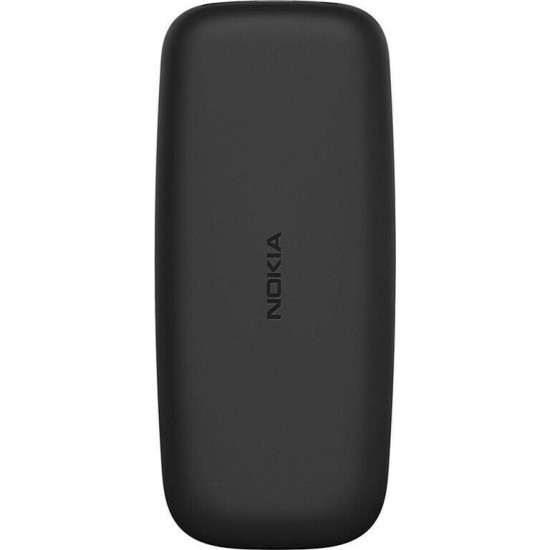 Nokia 105 2019 Dual SIM Κινητό με Κουμπιά Μαύρο