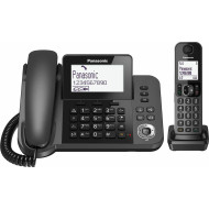 Panasonic KX-TGF310 Ασύρματο Τηλέφωνο Duo με Aνοιχτή Aκρόαση Μαύρο Panasonic KX-TGF310 Ασύρματο Τηλέφωνο Duo με Aνοιχτή Aκρόαση Μαύρο