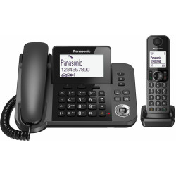 Panasonic KX-TGF310 Ασύρματο Τηλέφωνο Duo με Aνοιχτή Aκρόαση Μαύρο
