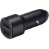 Samsung Φορτιστής Αυτοκινήτου Μαύρος 2A - 2xUSB