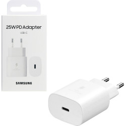 Samsung Φορτιστής Χωρίς Καλώδιο - USB-C 25W Power Delivery Λευκός Samsung Φορτιστής Χωρίς Καλώδιο - USB-C 25W Power Delivery Λευκός
