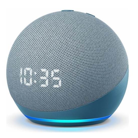 Amazon Echo Dot with Clock (4th Gen) Twilight Blue Smart Hub Συμβατό με Alexa